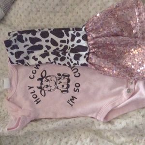 2 piece newborn bells outfit